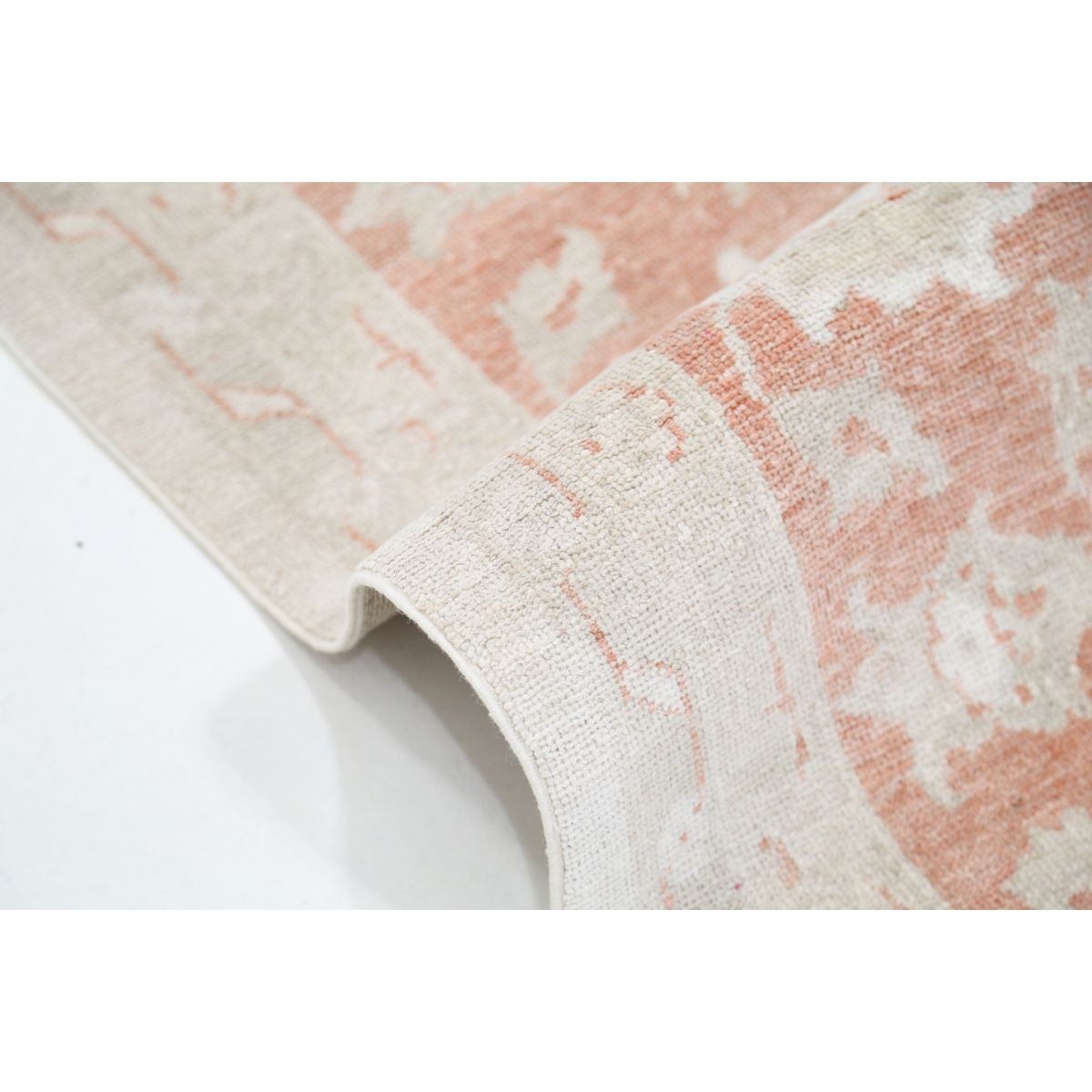 Serenity 8x12 Handmade Double Knotted Washable Wool Rug - Soft Hues