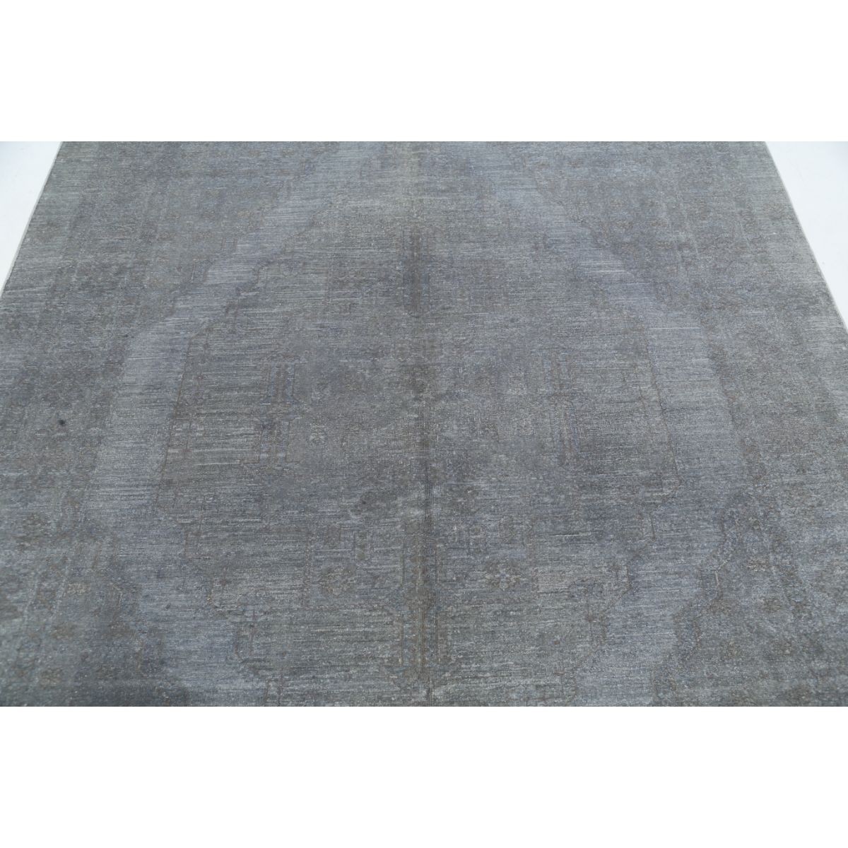 Overdye 6x8 Handmade Double Knotted Washable Wool Rug - Monochormatic