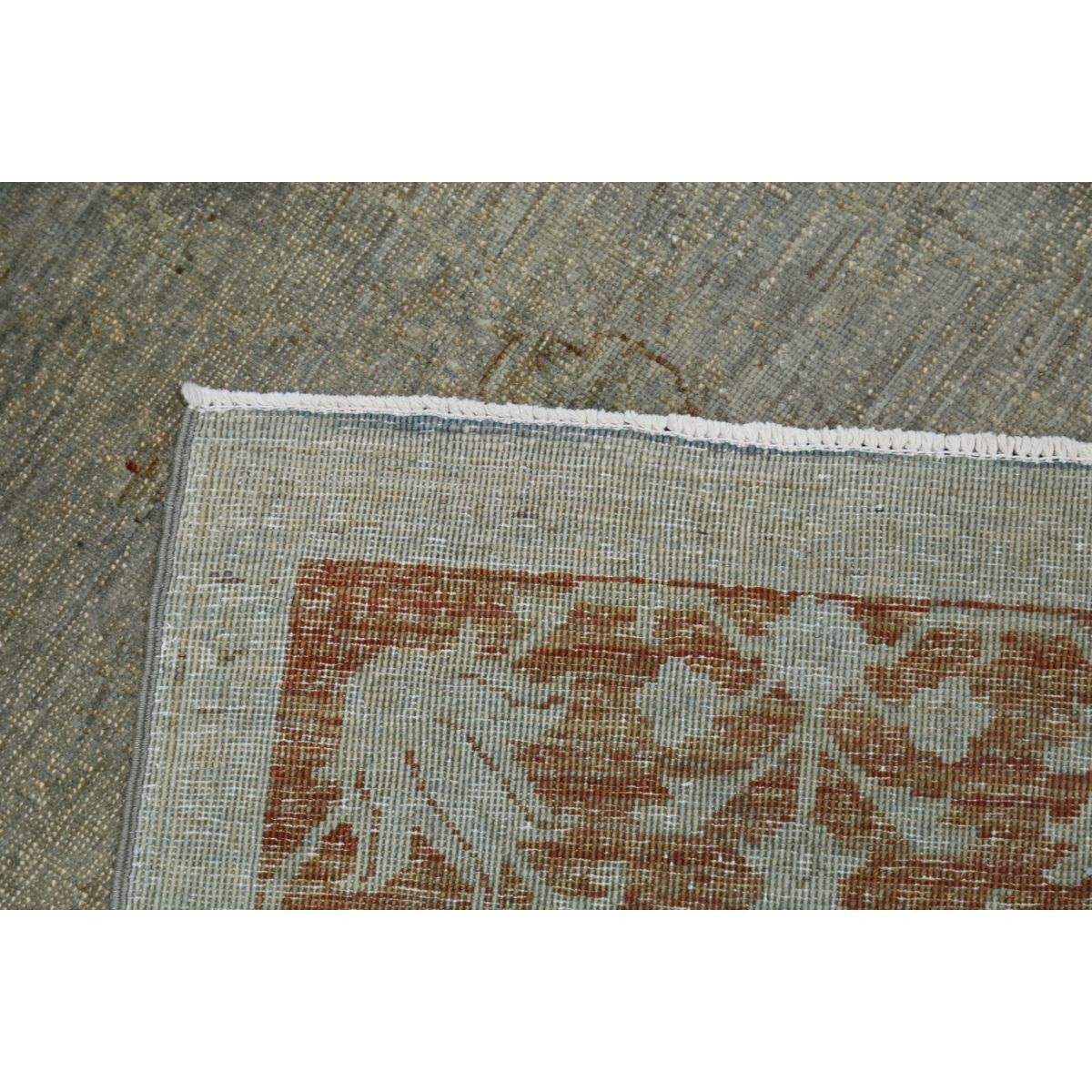 Overdye 4x6 Handmade Double Knotted Washable Wool Rug - Monochormatic