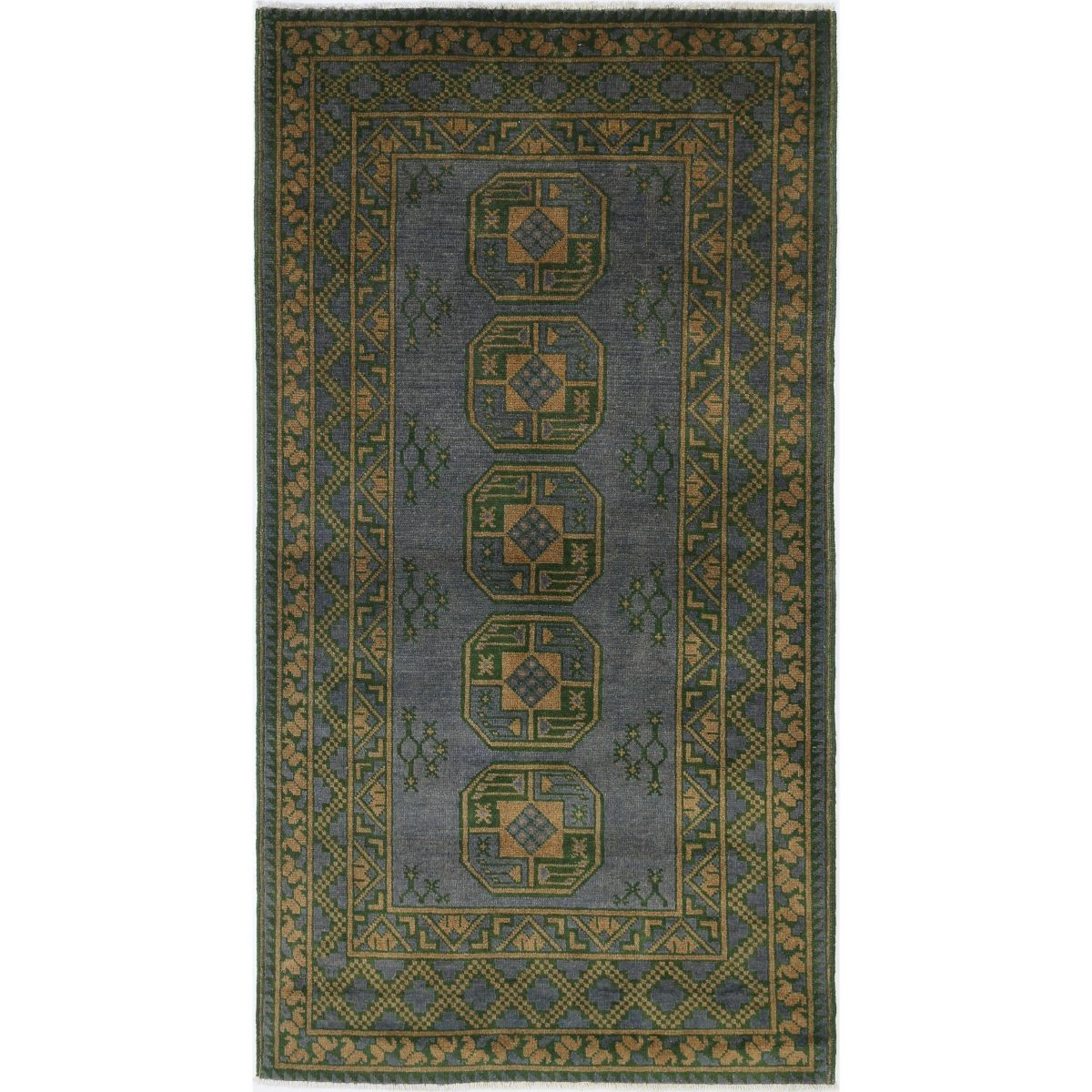 Revival 3x6 Handmade Double Knotted Washable Wool Rug - Colorful