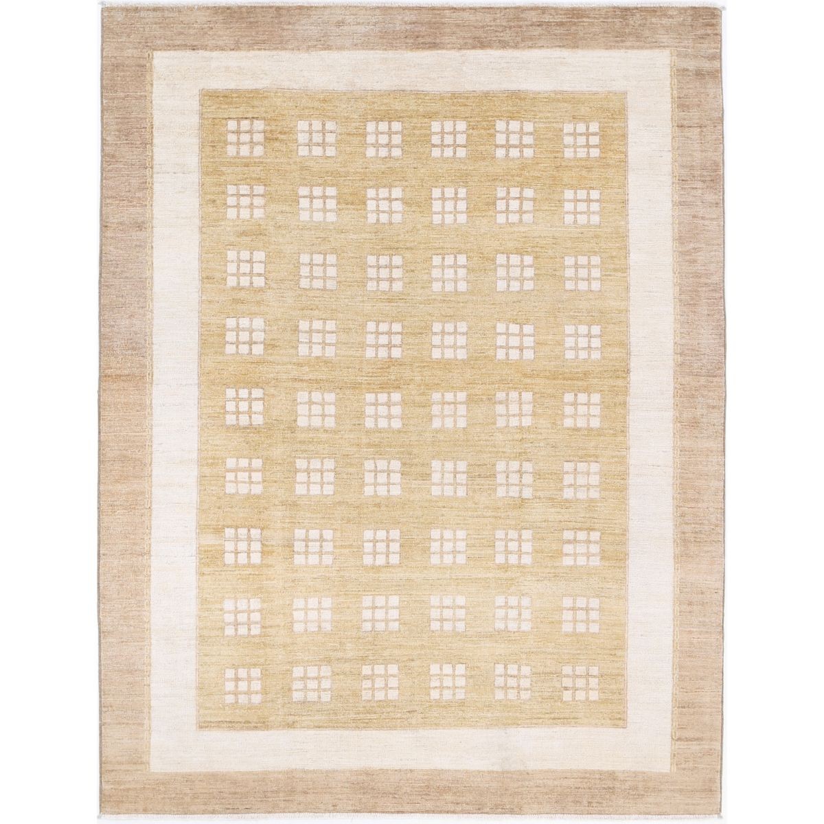 Modcar 6x8 Handmade Double Knotted Washable Wool Rug - Colorful
