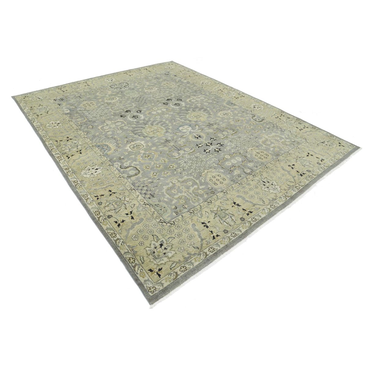 Ziegler 8x10 Handmade Double Knotted Washable Wool Rug - Colorful