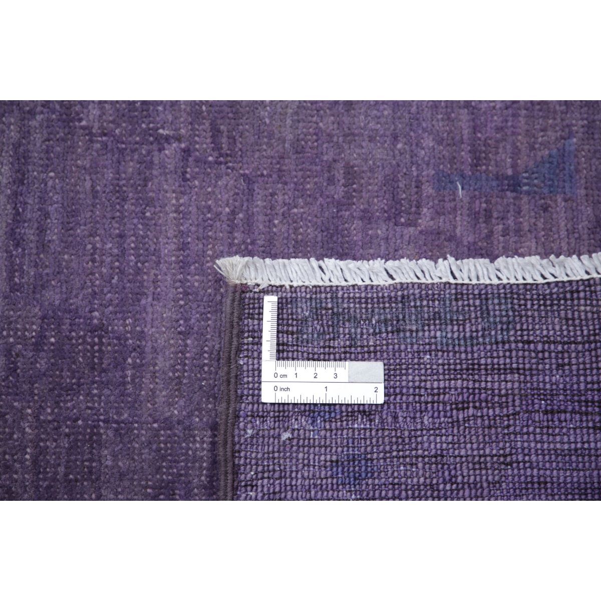 Overdye 8x10 Handmade Double Knotted Washable Wool Rug - Monochormatic