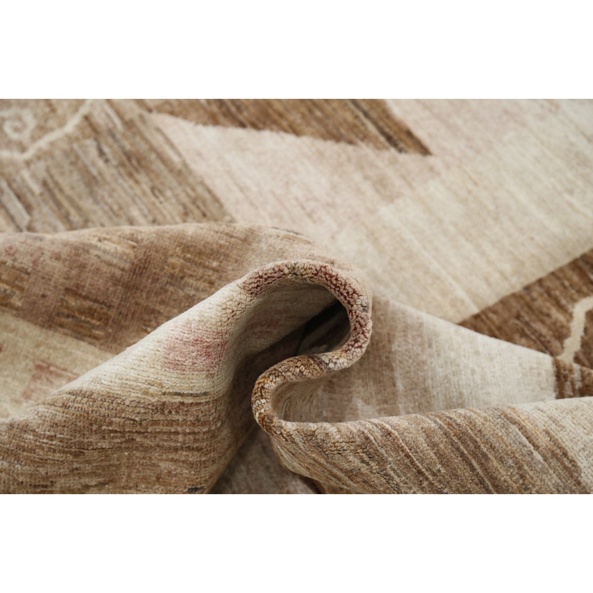 Modcar 5x6 Handmade Double Knotted Washable Wool Rug - Colorful