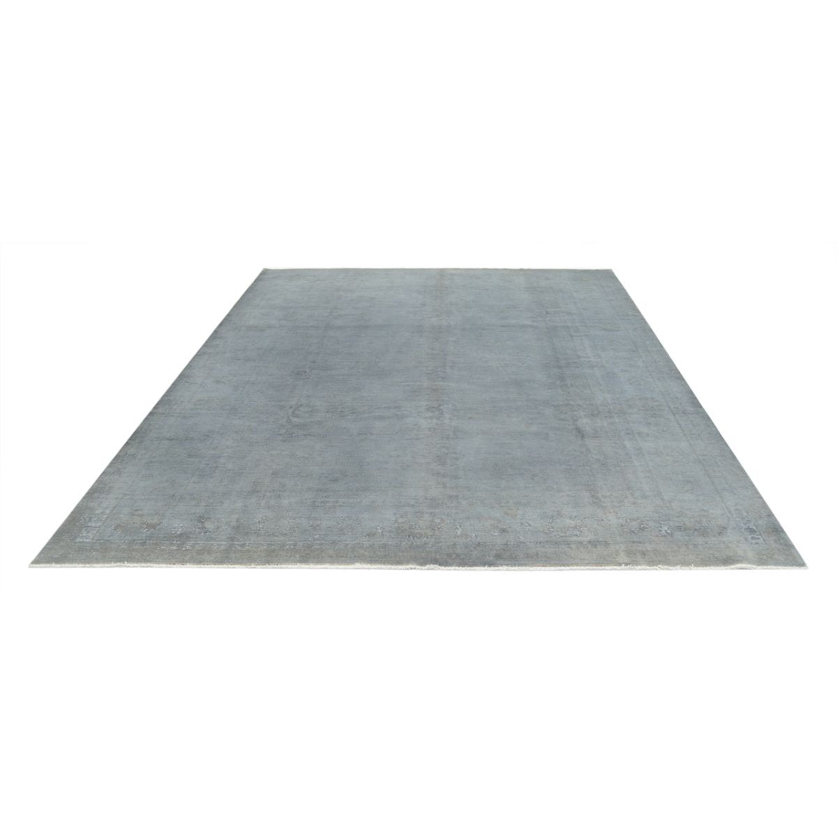 Overdye 8x10 Handmade Double Knotted Washable Wool Rug - Monochormatic