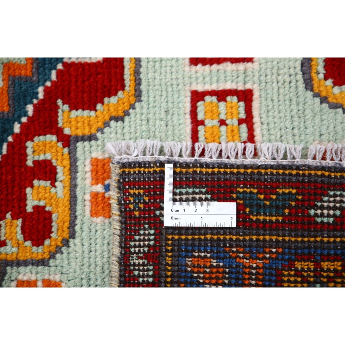 Revival 5x7 Handmade Double Knotted Washable Wool Rug - Colorful