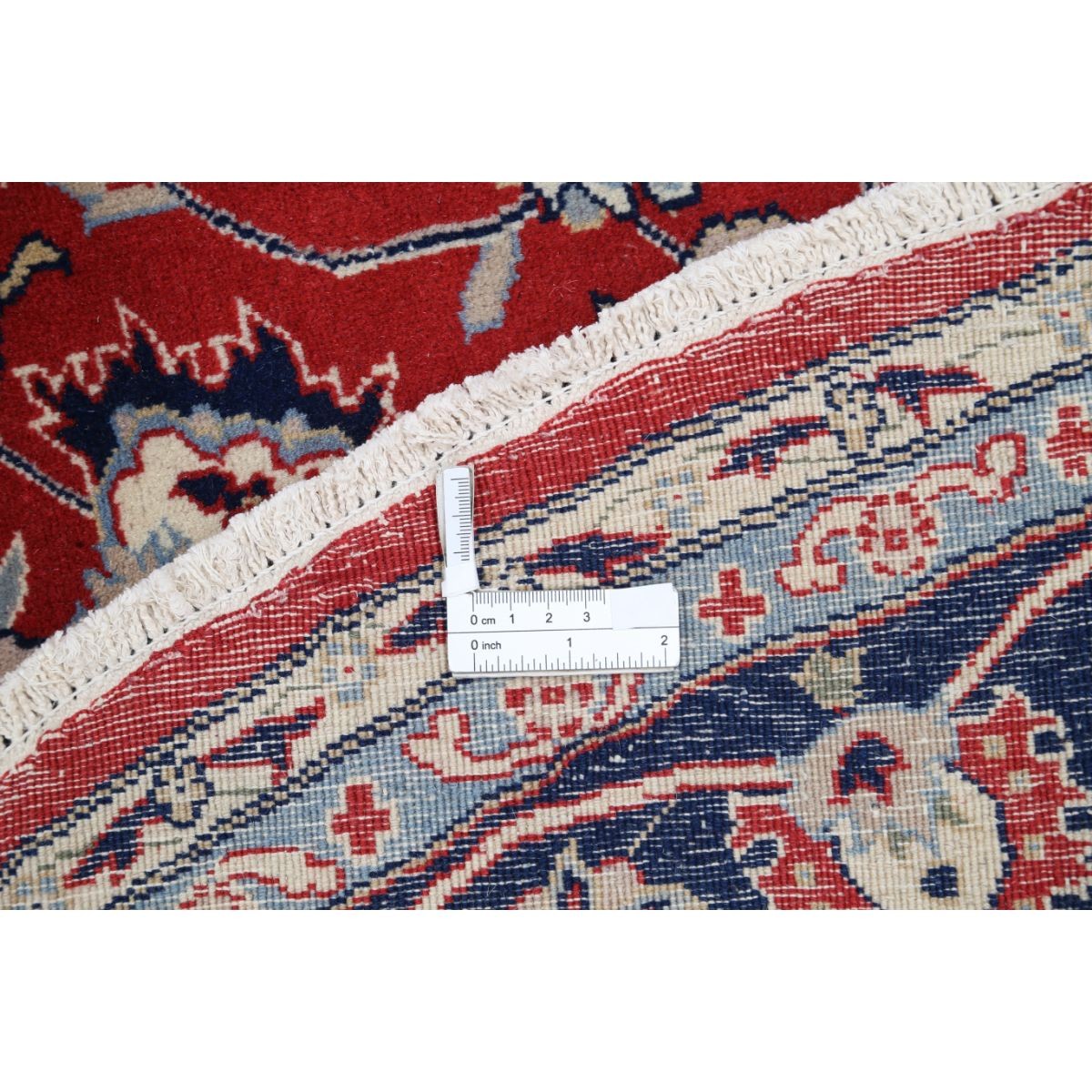Heritage 6x7 Handmade Double Knotted Washable Wool Round Rug - Colorful