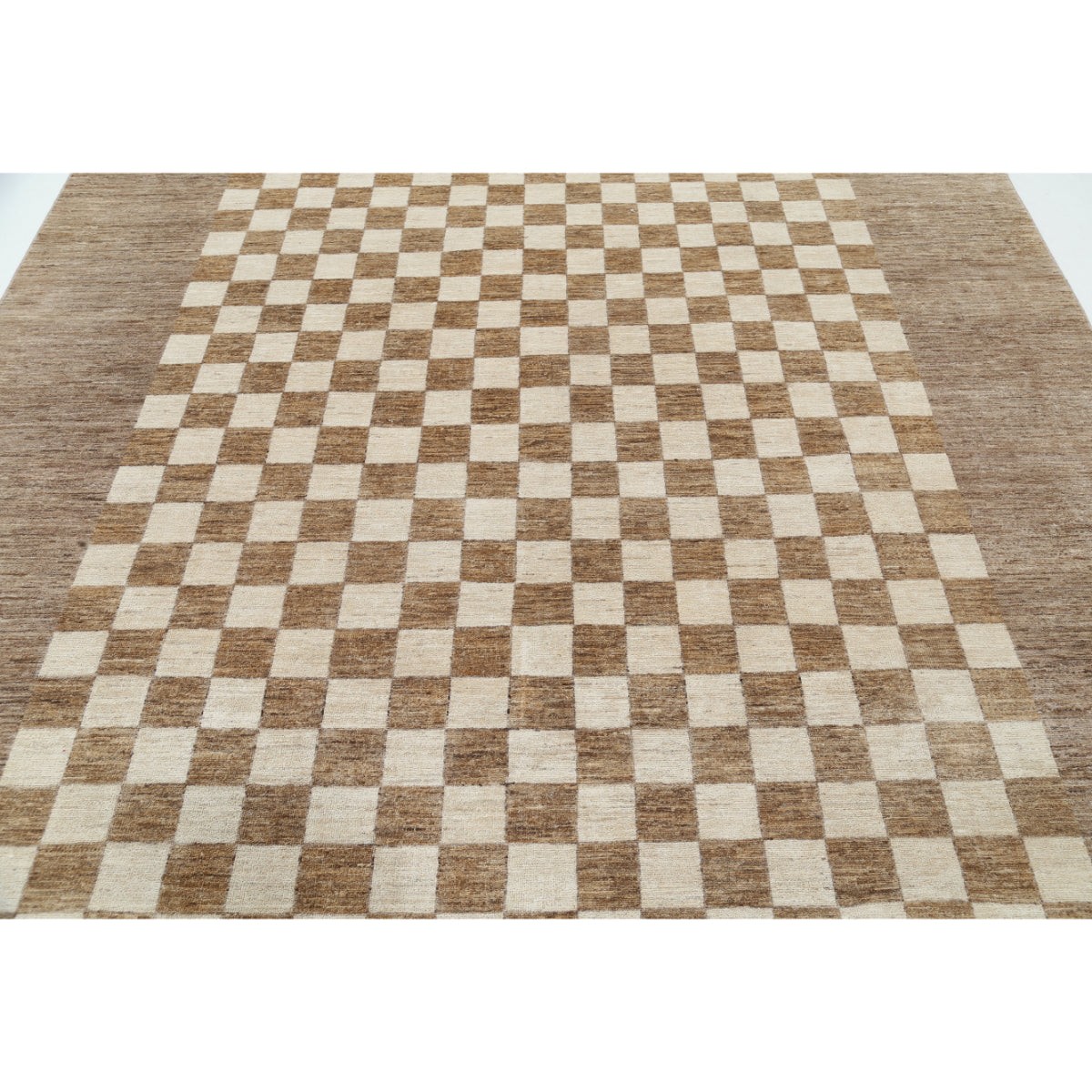 Modcar 8x10 Handmade Double Knotted Washable Wool Rug - Colorful
