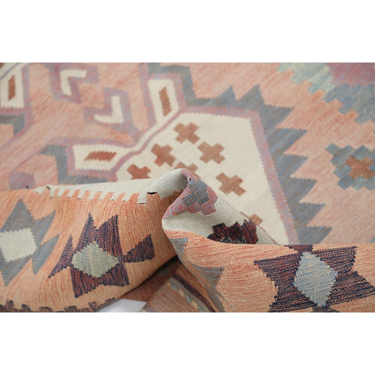 Kafkaas 5x7 Hand Woven Washable Wool Rug - Colorful
