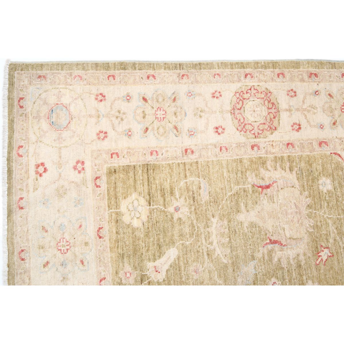 Serenity 5x8 Handmade Double Knotted Washable Wool Rug - Soft Hues