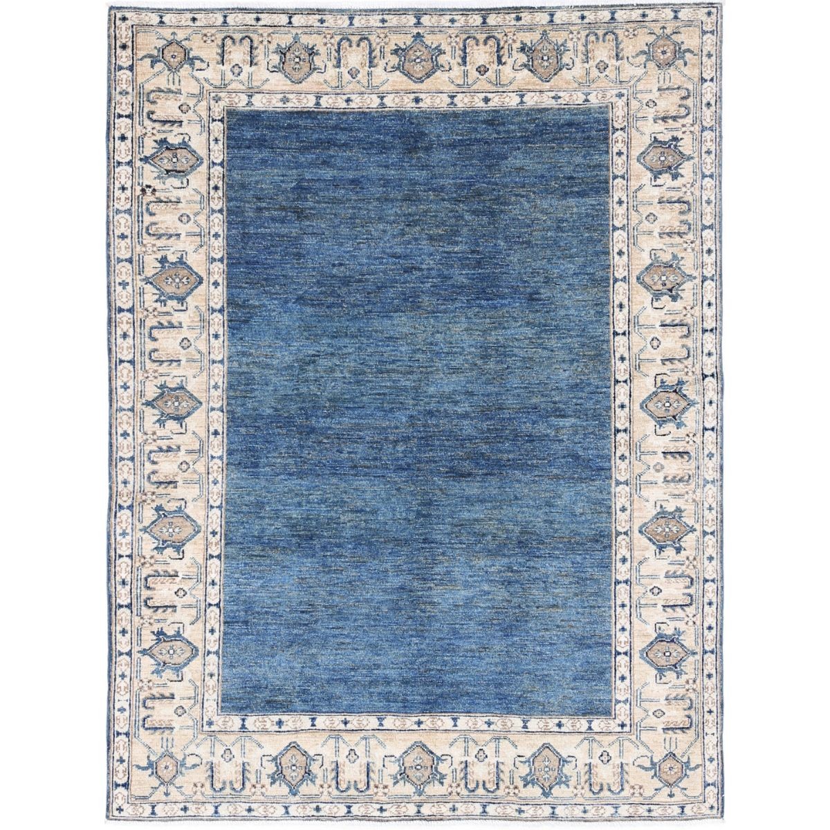 Ziegler 5x6 Handmade Double Knotted Washable Wool Rug - Colorful