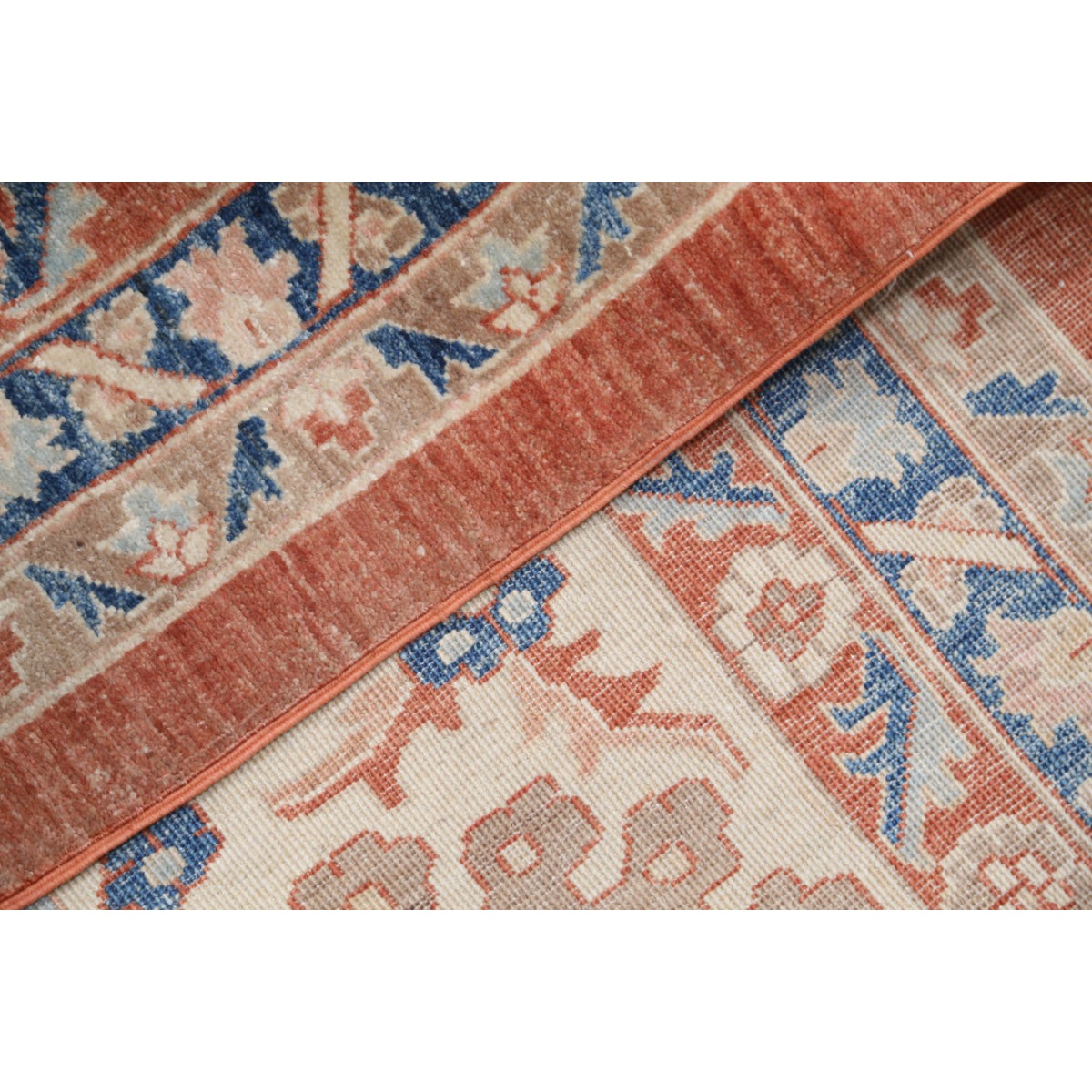Ziegler 18x26 Handmade Double Knotted Washable Wool Rug - Colorful