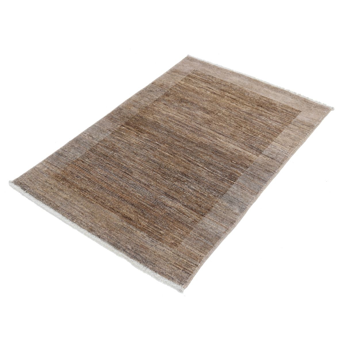 Modcar 3x4 Handmade Double Knotted Washable Wool Rug - Colorful