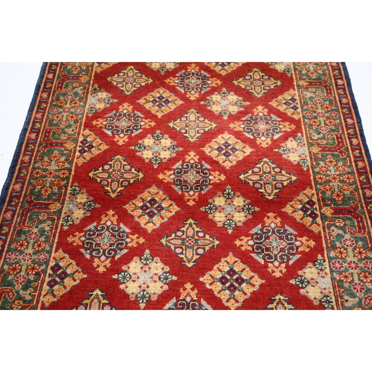Revival 4x6 Handmade Double Knotted Washable Wool Rug - Colorful