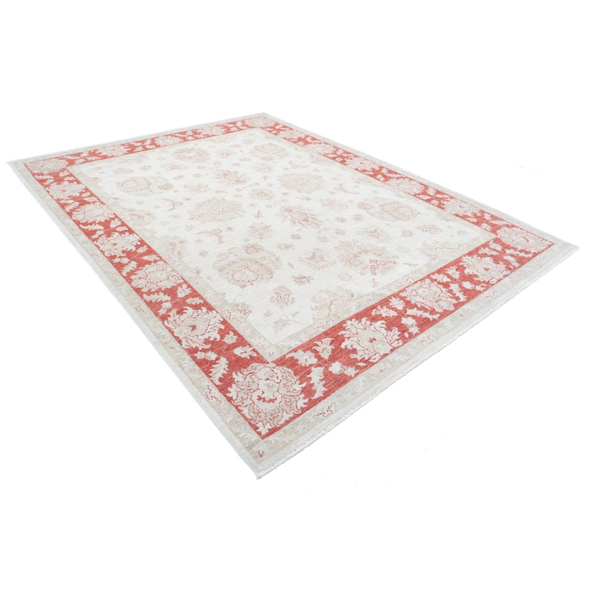 Ziegler 8x11 Handmade Double Knotted Washable Wool Rug - Colorful