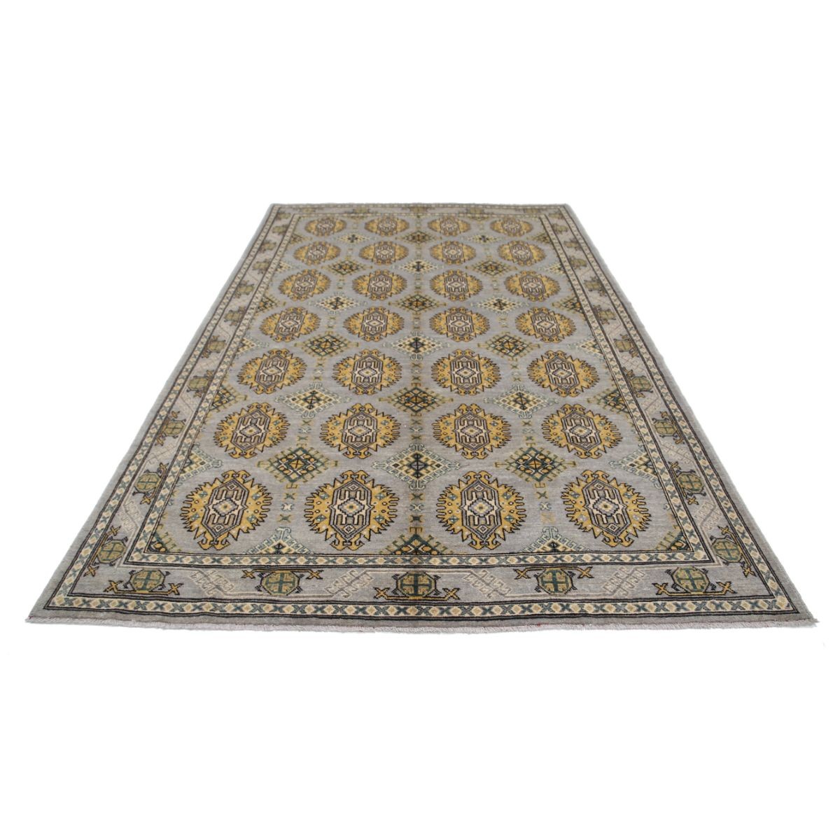 Revival 7x10 Handmade Double Knotted Washable Wool Rug - Colorful
