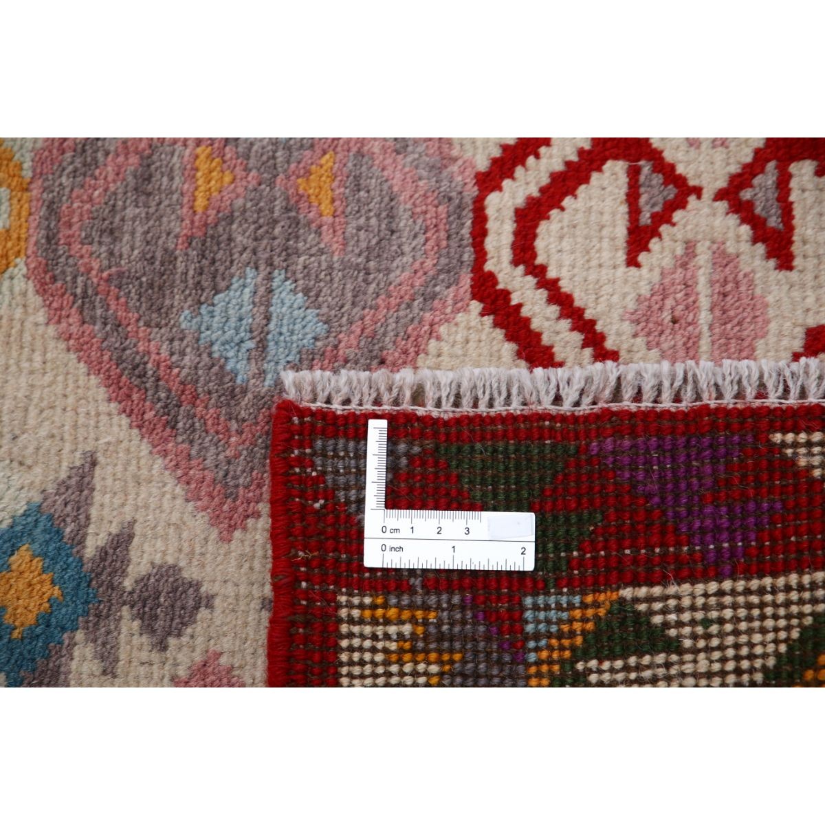 Revival 3x5 Handmade Double Knotted Washable Wool Rug - Colorful