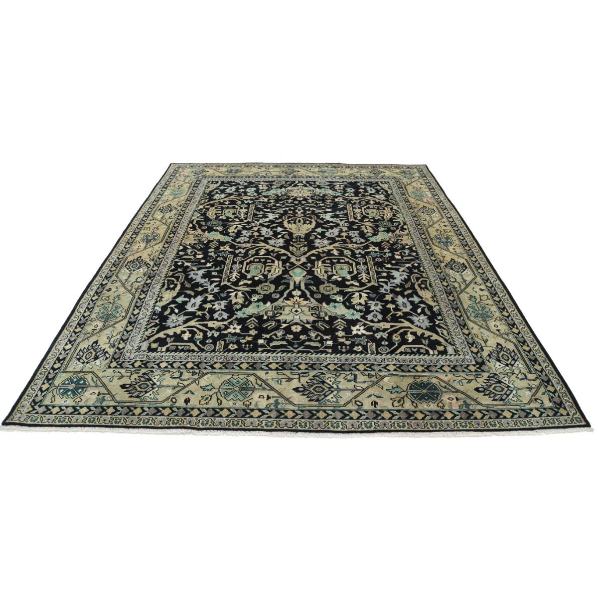 Agra 8x10 Handmade Double Knotted Washable Wool Rug - Colorful