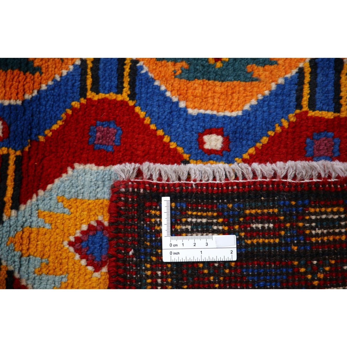 Revival 3x5 Handmade Double Knotted Washable Wool Rug - Colorful