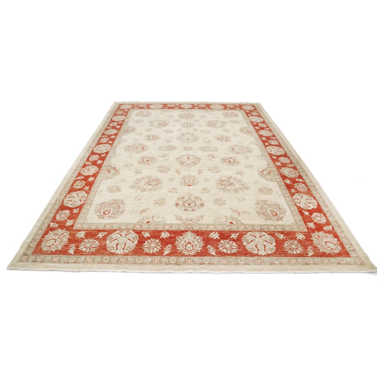 Ziegler 8x11 Handmade Double Knotted Washable Wool Rug - Colorful