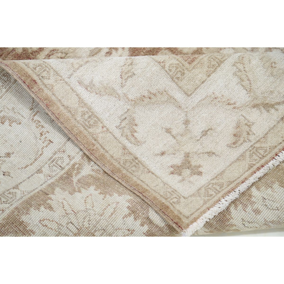 Serenity 4x10 Hand-Knotted Washable Wool Runner - Soft Hues