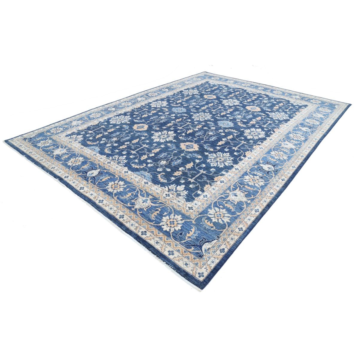 Ziegler 10x13 Handmade Double Knotted Washable Wool Rug - Colorful
