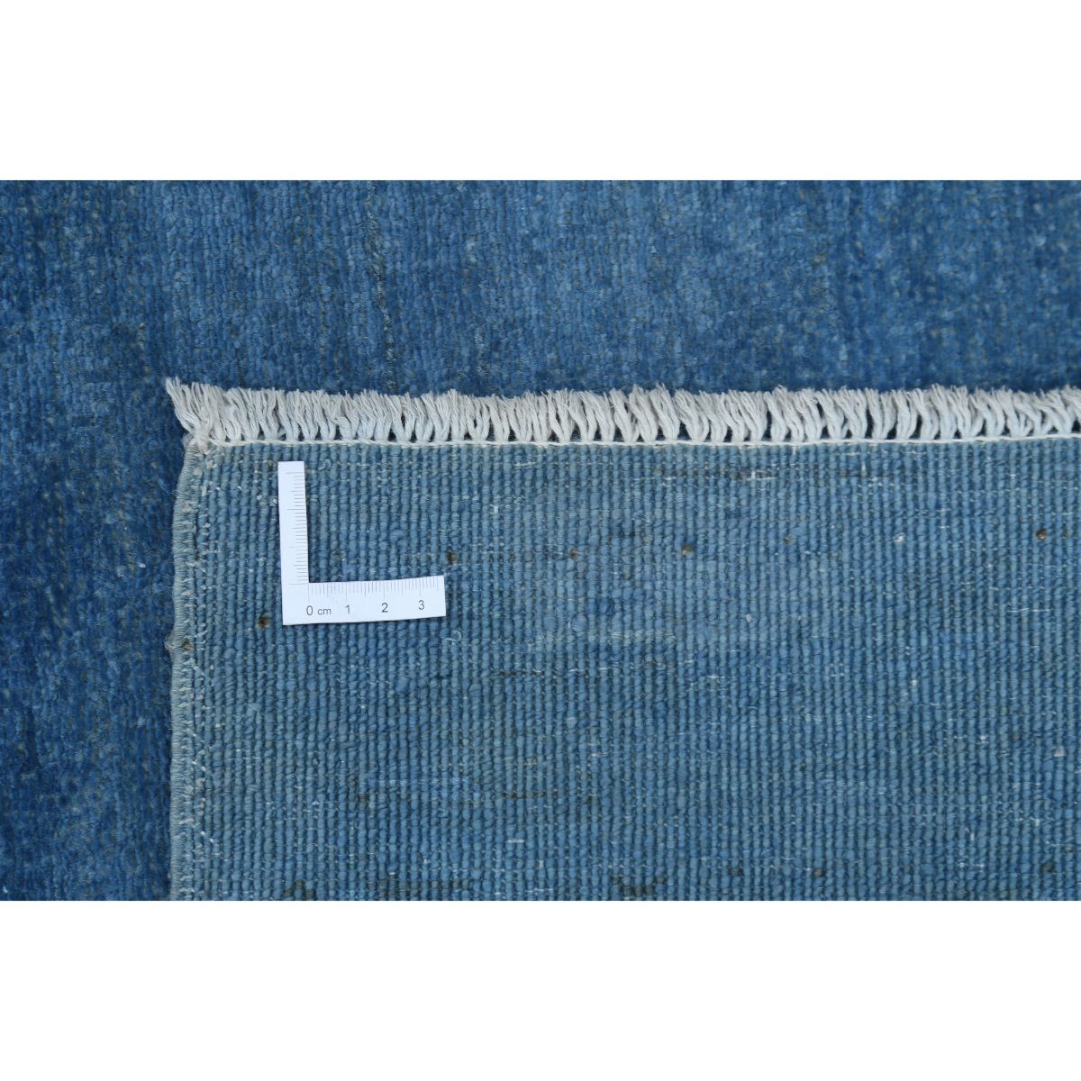 Overdye 3x11 Handmade Double Knotted Washable Wool Runner - Monochormatic