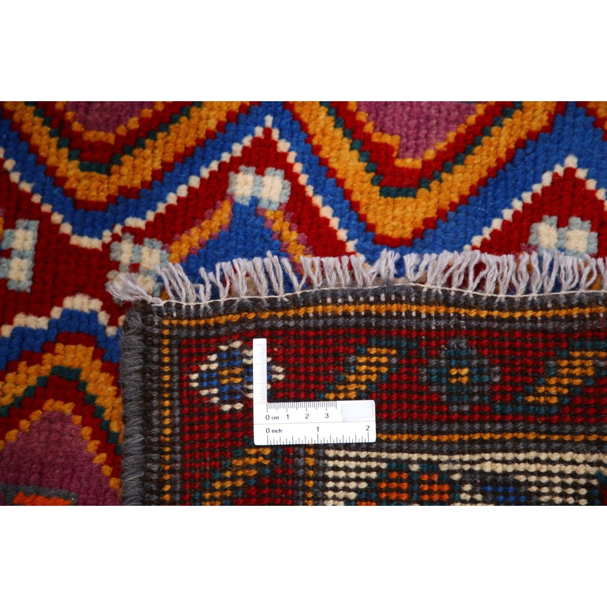 Revival 6x8 Handmade Double Knotted Washable Wool Rug - Colorful
