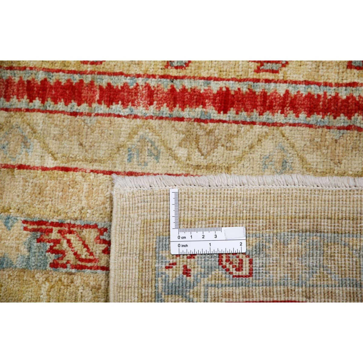 Shaal 6x8 Handmade Double Knotted Washable Wool Rug - Colorful