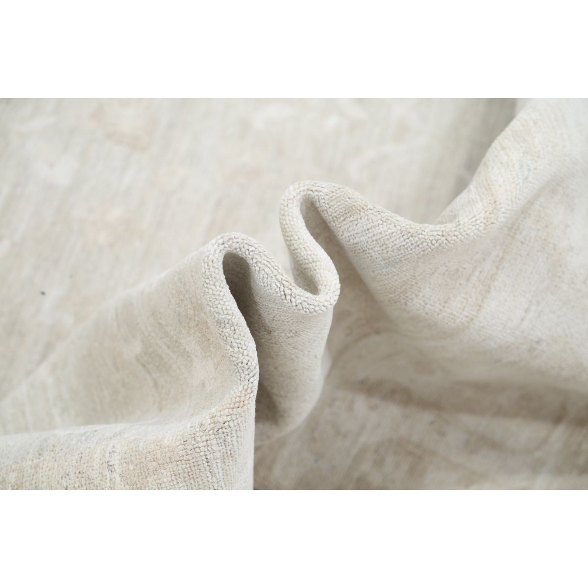 Serenity 6x10 Handmade Double Knotted Washable Wool Rug - Soft Hues