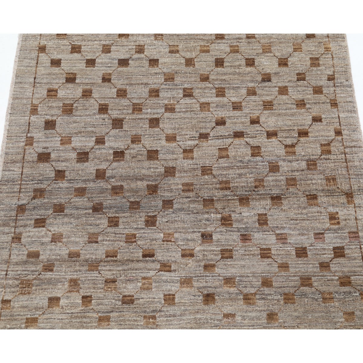 Modcar 3x5 Handmade Double Knotted Washable Wool Rug - Colorful