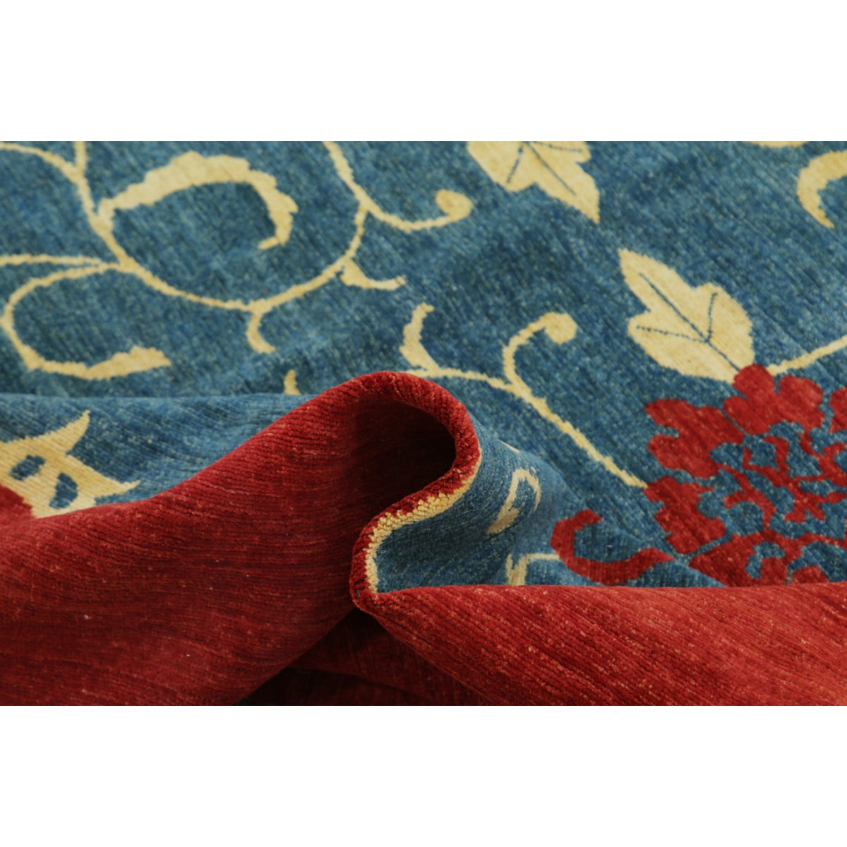 Modcar 8x10 Handmade Double Knotted Washable Wool Rug - Colorful