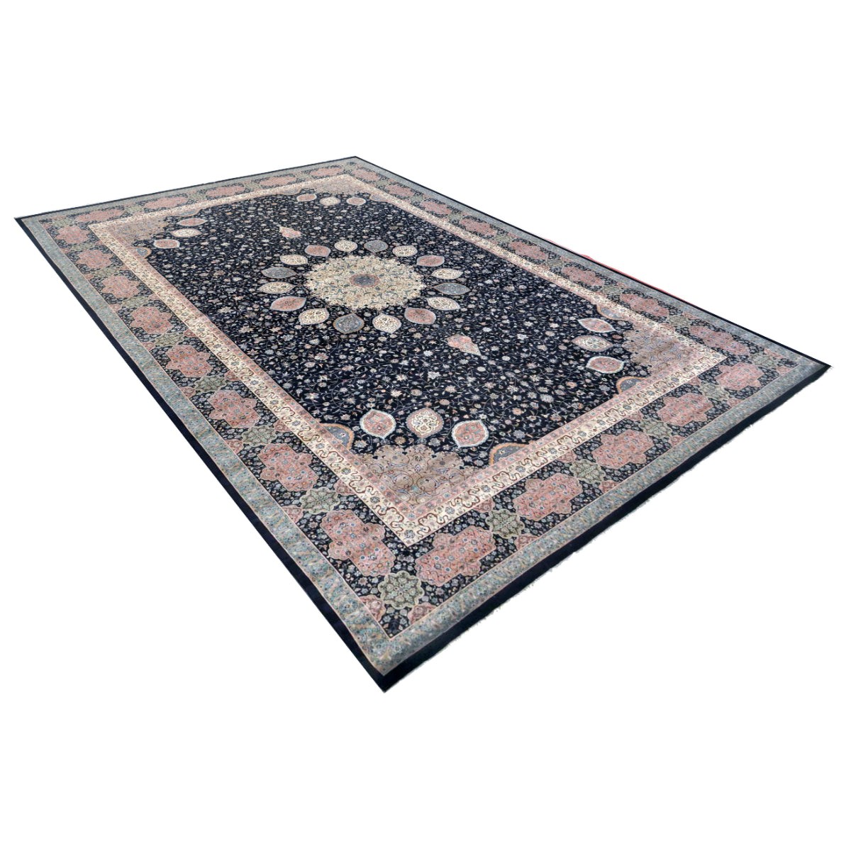 Heritage 22x32 Handmade Double Knotted Washable Wool Rug - Colorful