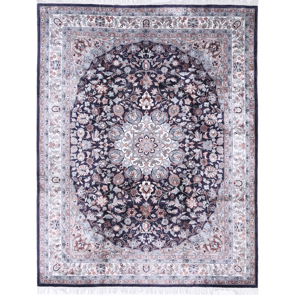 Legacy 9x12 Handmade Double Knotted Washable Art Silk Rug - Colorful