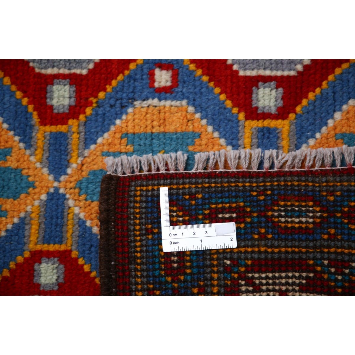 Revival 5x6 Handmade Double Knotted Washable Wool Rug - Colorful