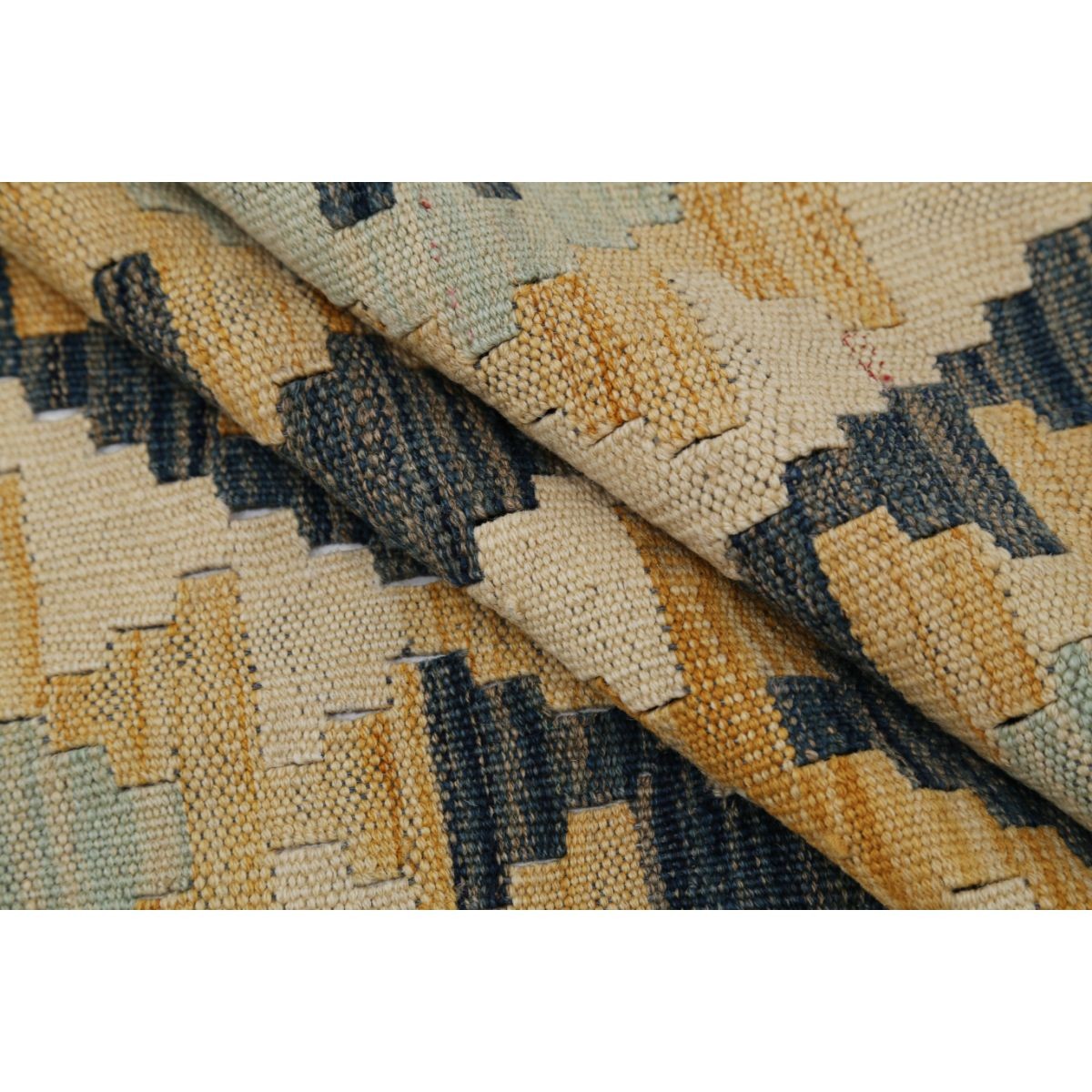 Maimana 6x10 Hand Woven Washable Wool Rug - Colorful