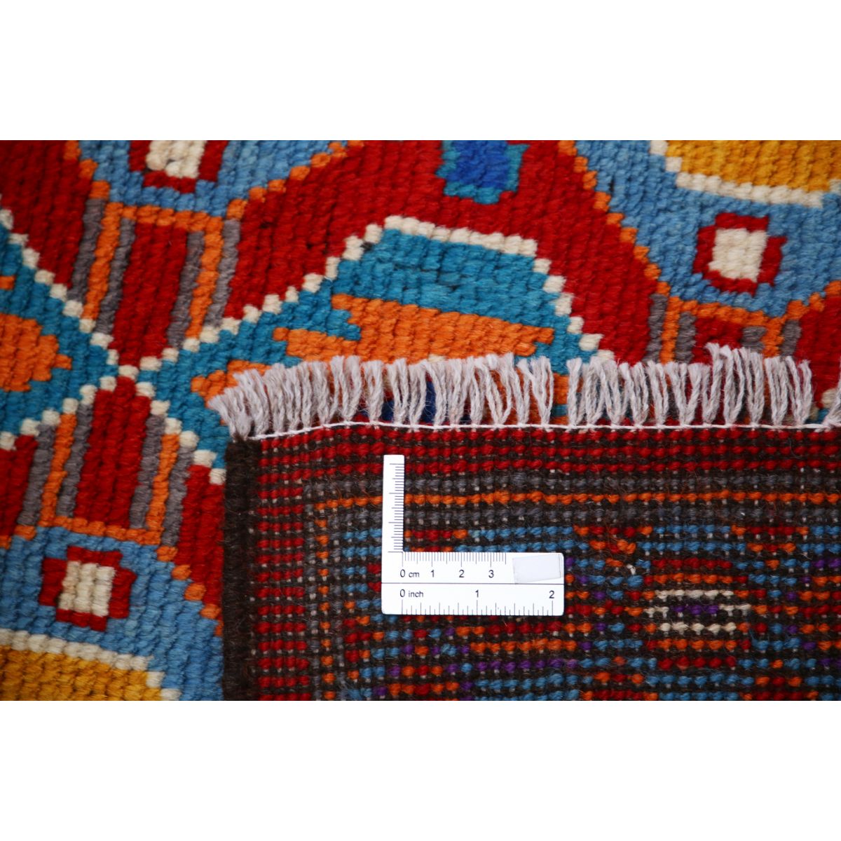 Revival 6x8 Handmade Double Knotted Washable Wool Rug - Colorful