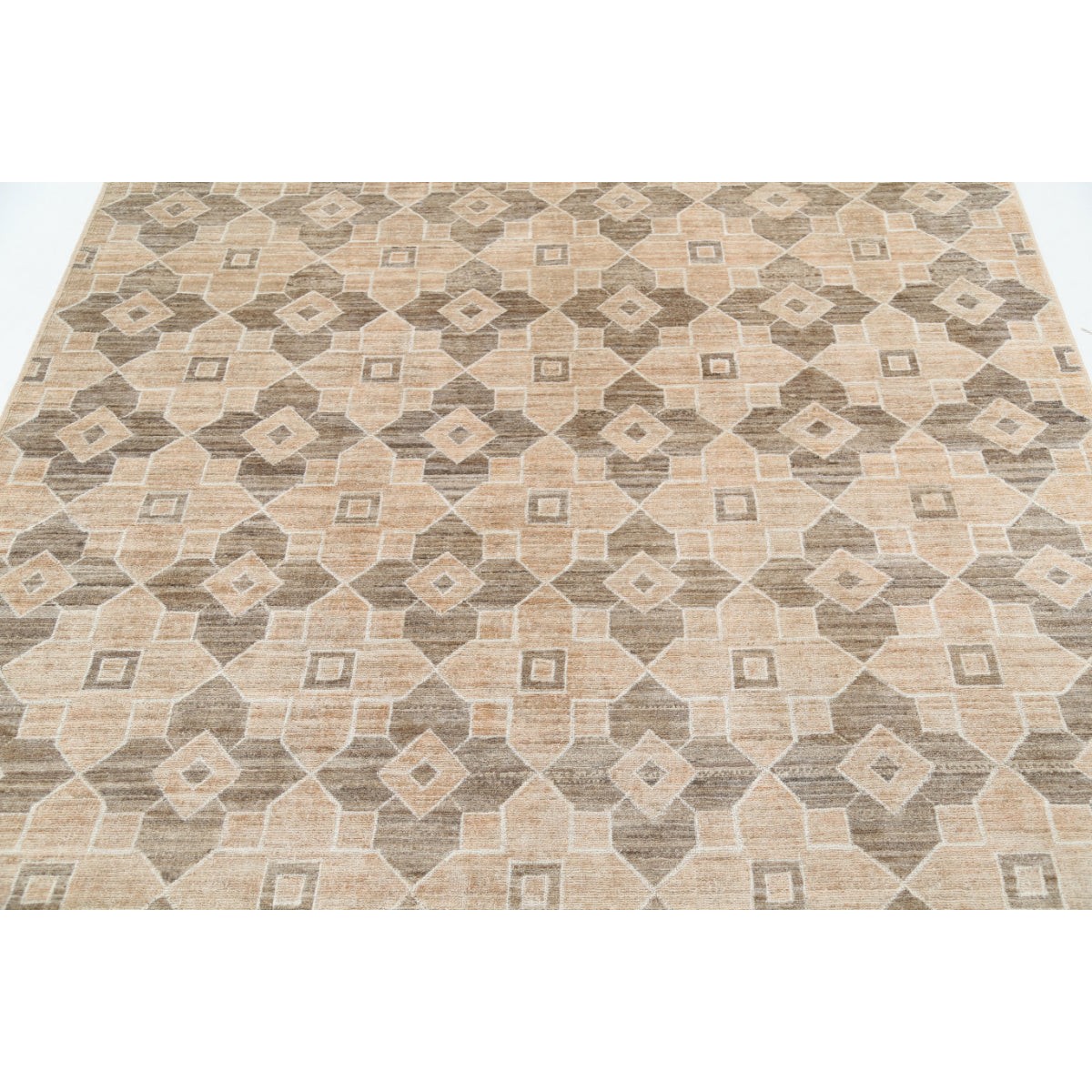 Modcar 6x8 Handmade Double Knotted Washable Wool Rug - Colorful