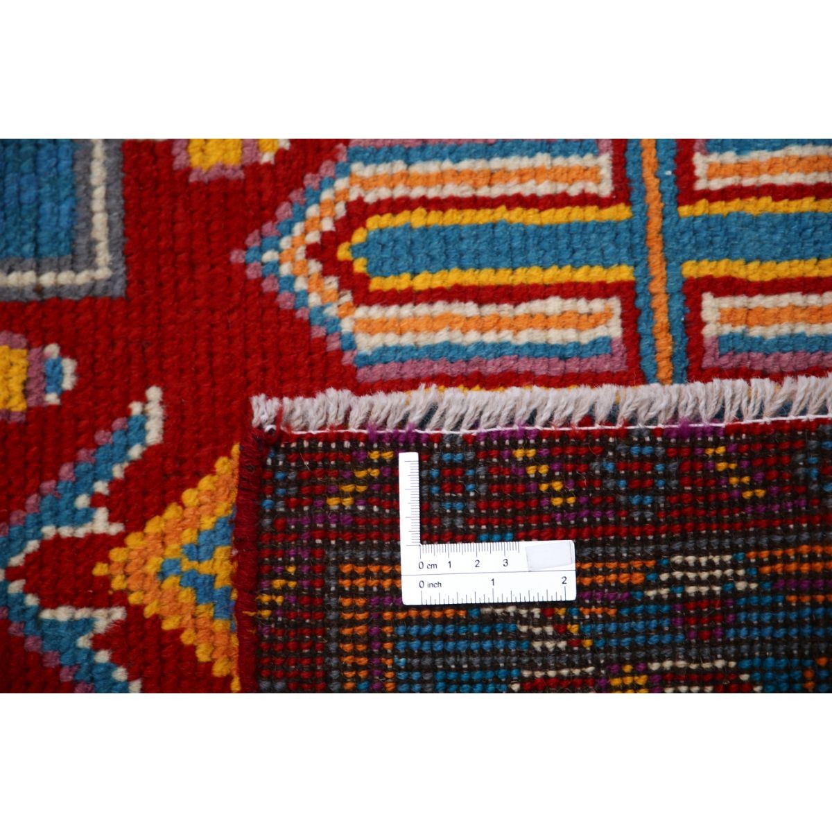 Revival 3x5 Handmade Double Knotted Washable Wool Rug - Colorful