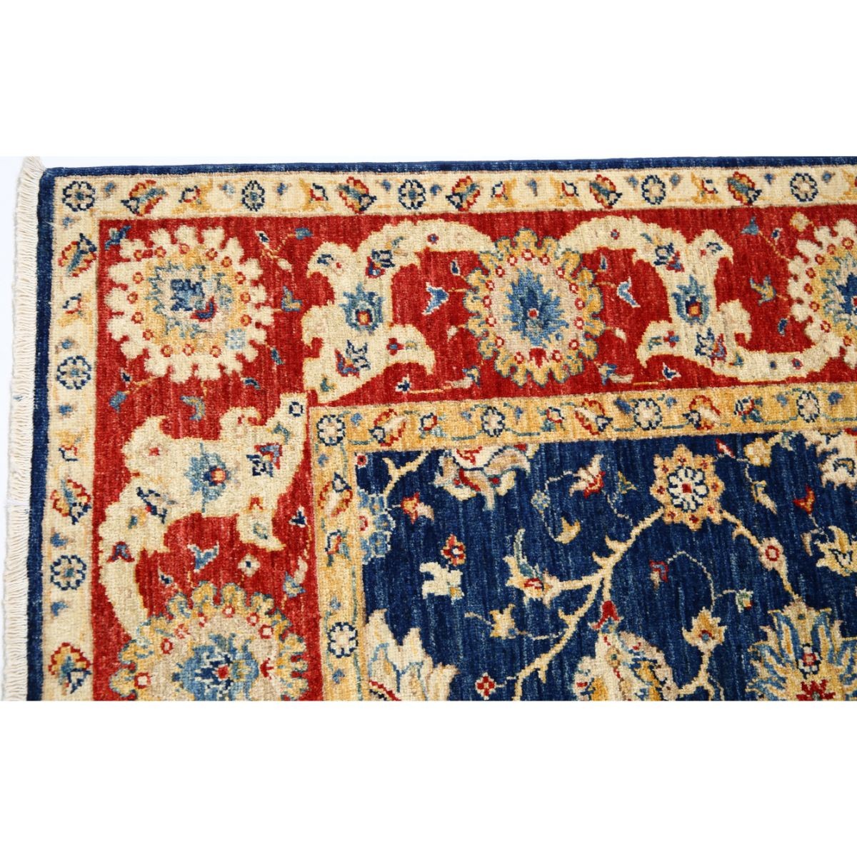 Ziegler 6x8 Handmade Double Knotted Washable Wool Rug - Colorful