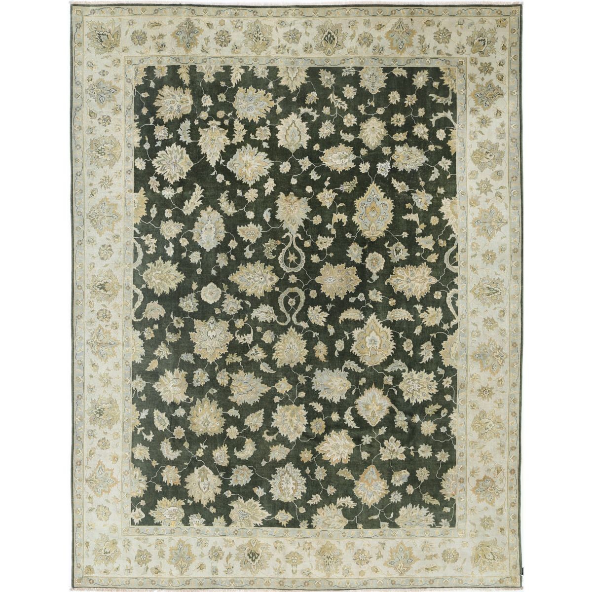 Ziegler 9x11 Handmade Double Knotted Washable Wool Rug - Colorful