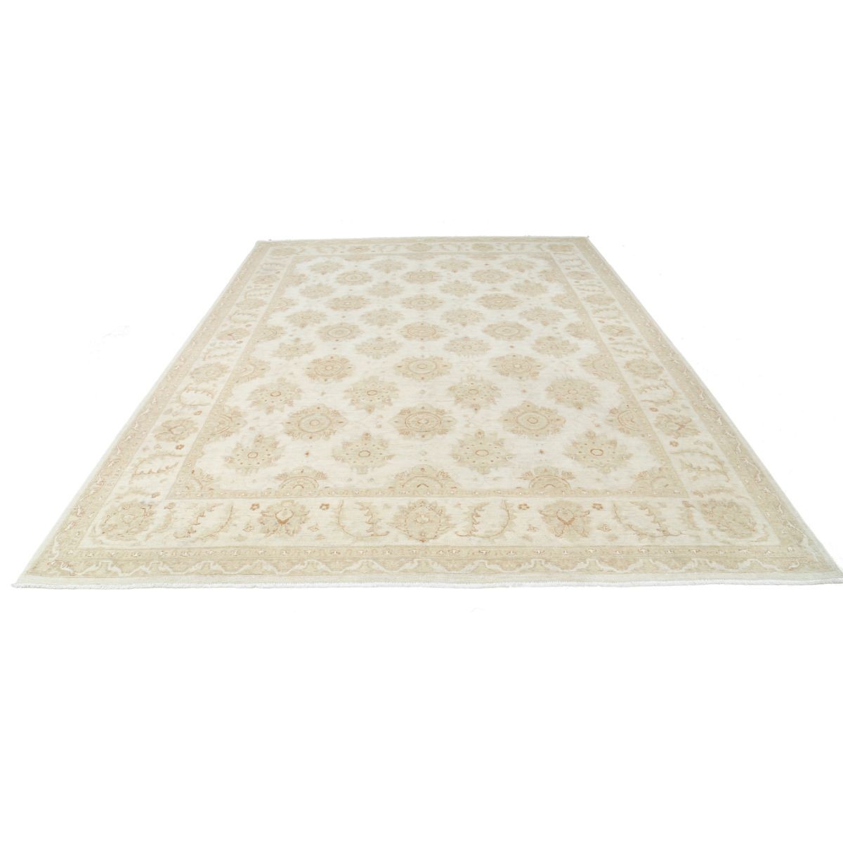 Serenity 9x12 Handmade Double Knotted Washable Wool Rug - Soft Hues