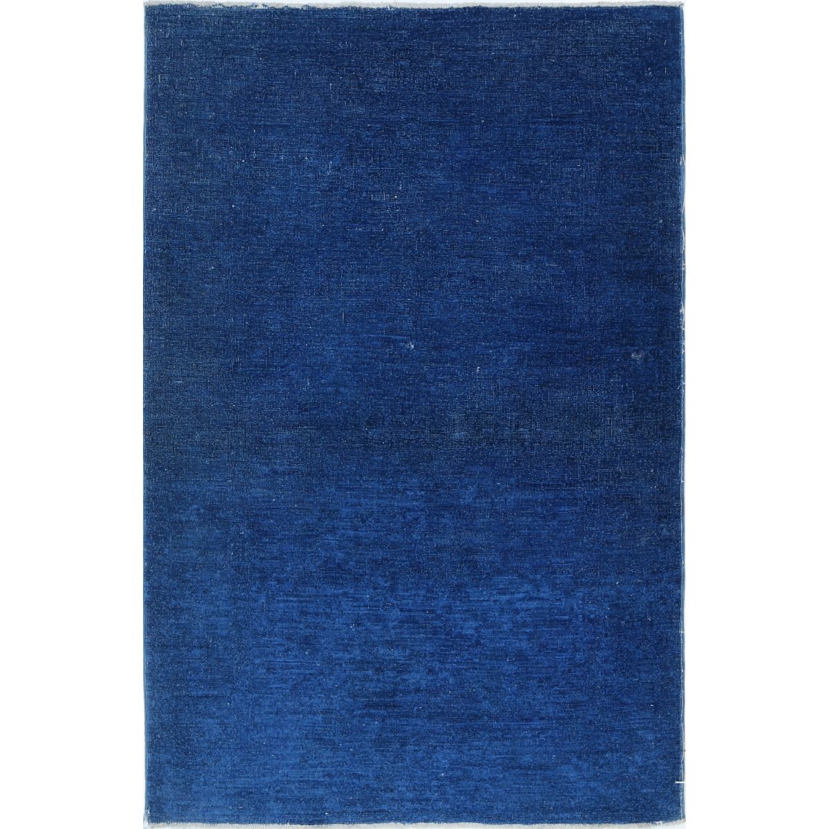 Overdye 3x5 Handmade Double Knotted Washable Wool Rug - Monochormatic