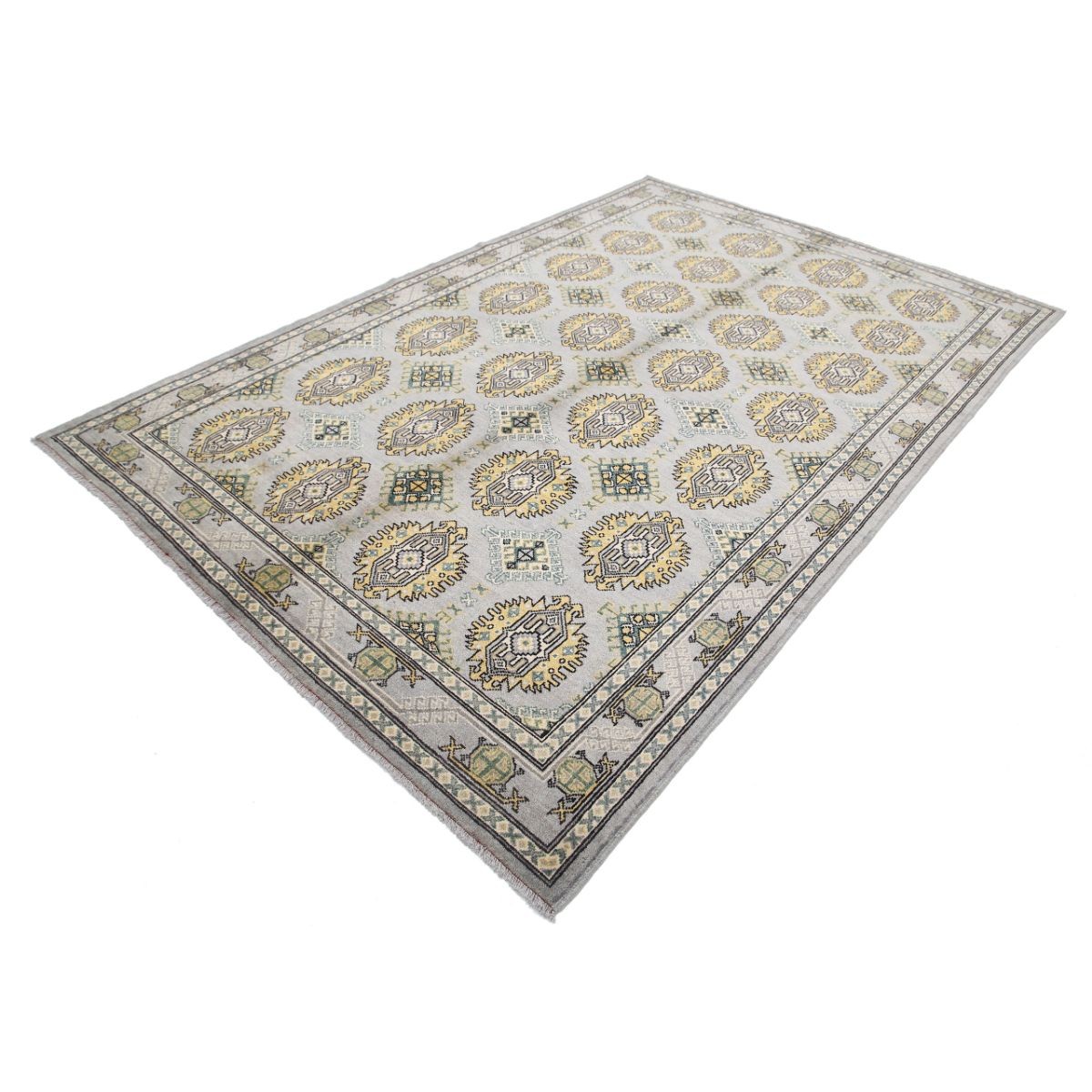 Revival 7x10 Handmade Double Knotted Washable Wool Rug - Colorful