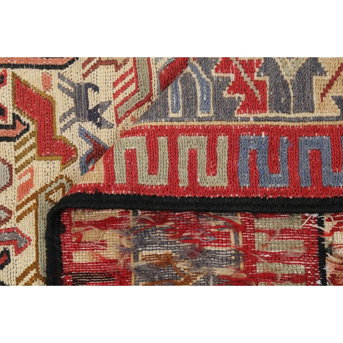 Silki 4x7 Hand Woven Washable Silk Rug - Colorful