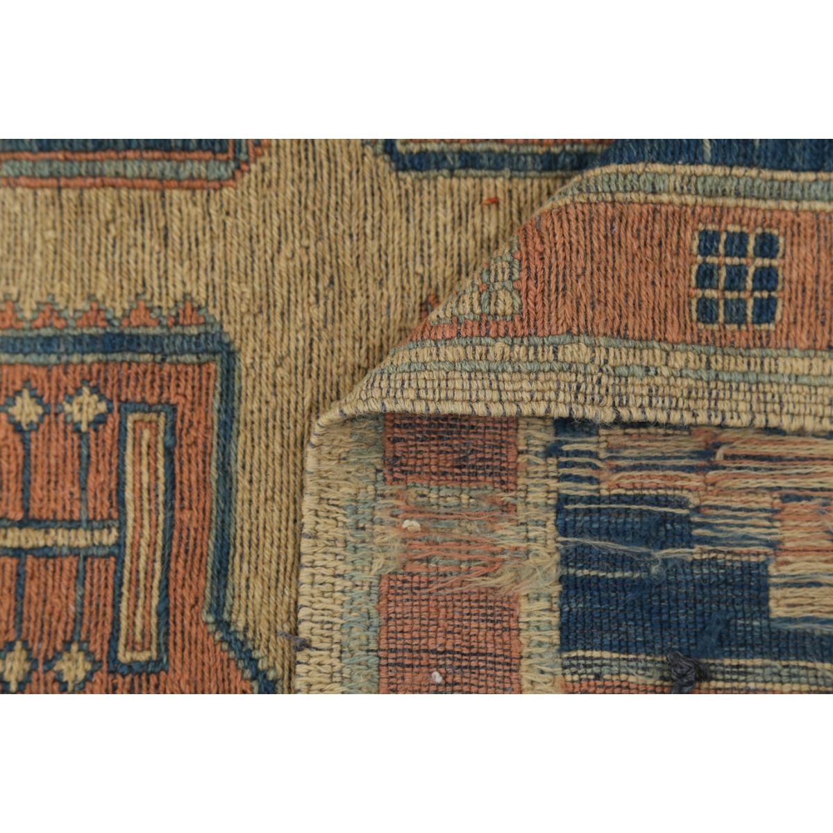 Sumak 6x9 Hand Woven Washable Wool Rug - Colorful