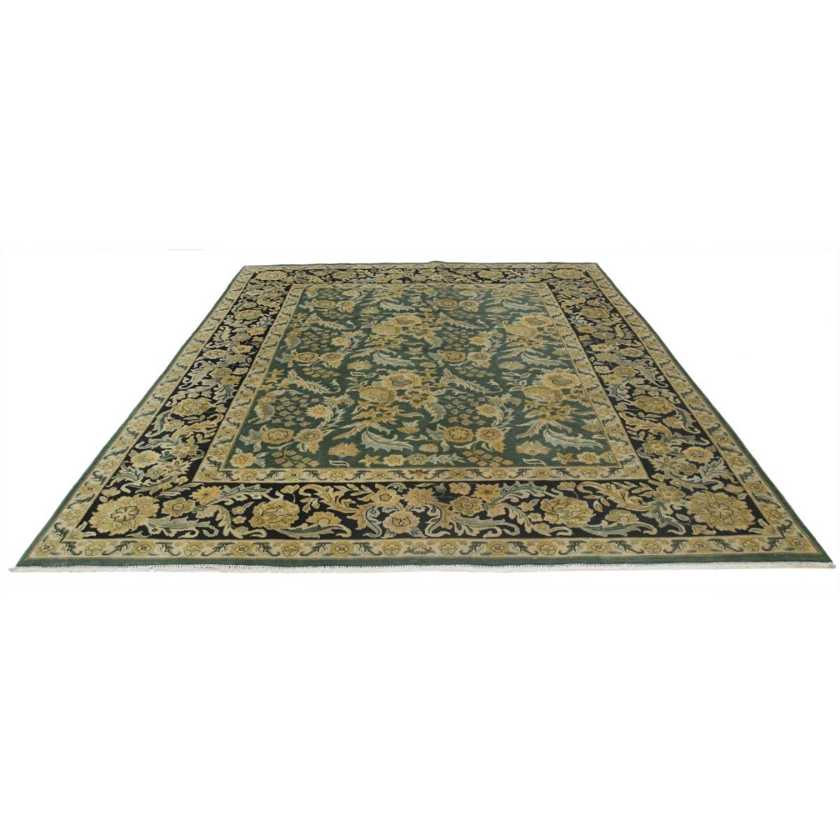 Ziegler 8x10 Handmade Double Knotted Washable Wool Rug - Colorful