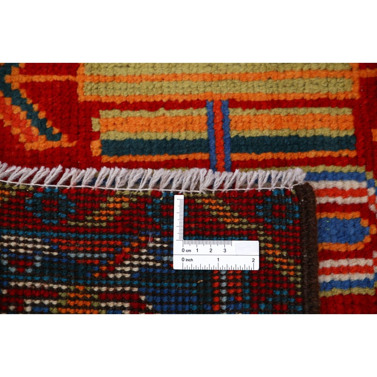 Revival 3x5 Handmade Double Knotted Washable Wool Rug - Colorful