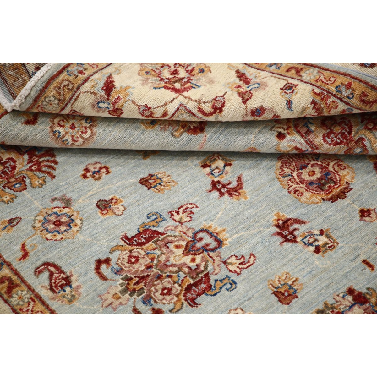 Ziegler 5x7 Handmade Double Knotted Washable Wool Rug - Colorful