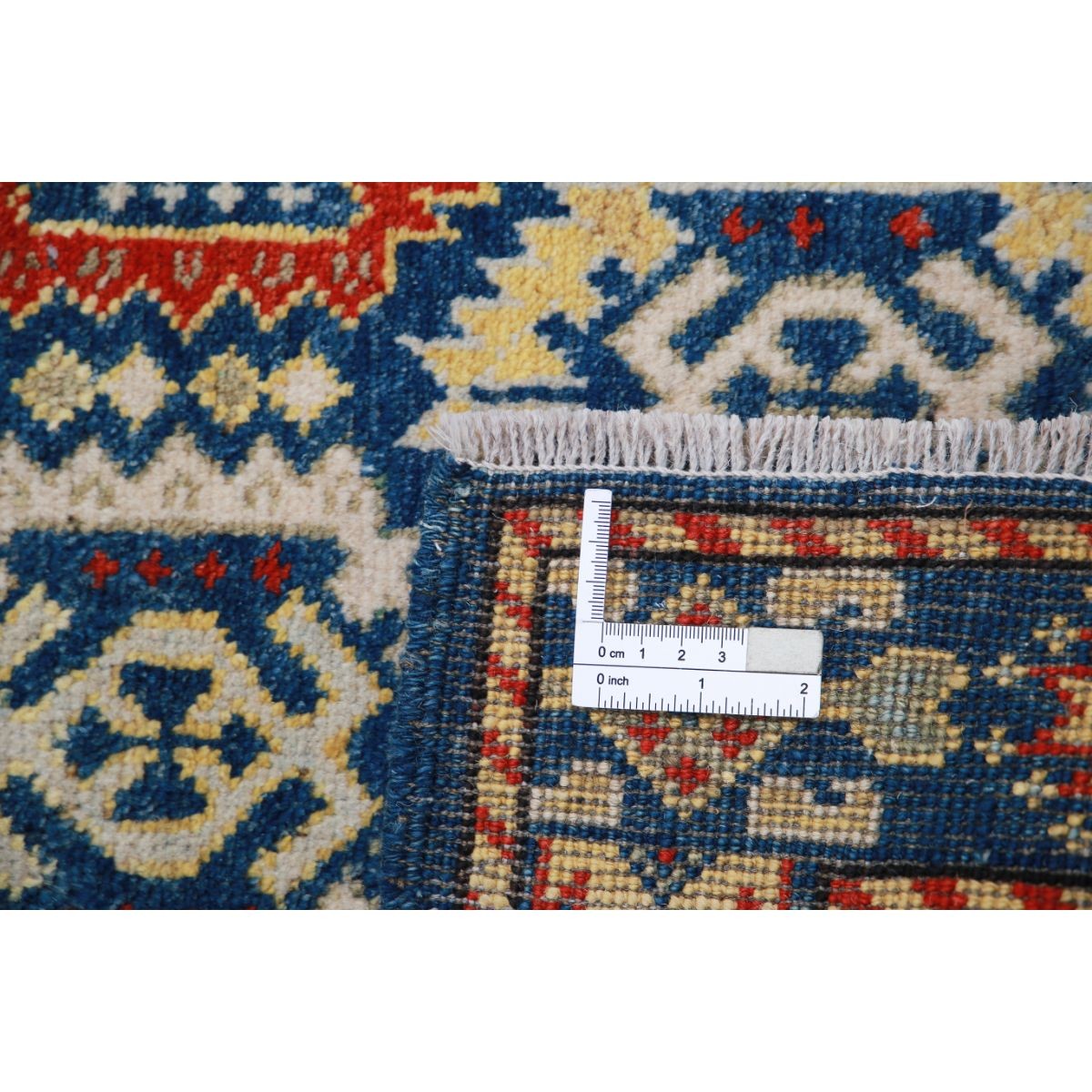Revival 2x3 Handmade Double Knotted Washable Wool Rug - Colorful